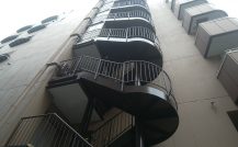 柏市　Ｎビル階段改装工事外壁塗装施工例 詳細