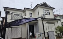 松戸市　Ｓ様邸外部改装工事外壁塗装施工例 詳細