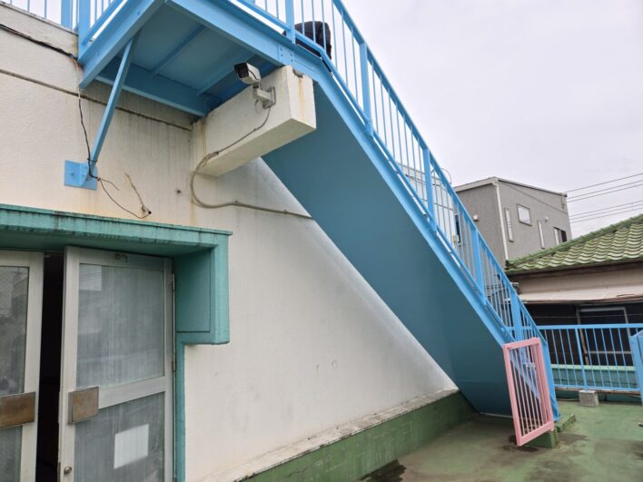 市川市　Ｂ保育園.鉄部塗装.屋上防水工事